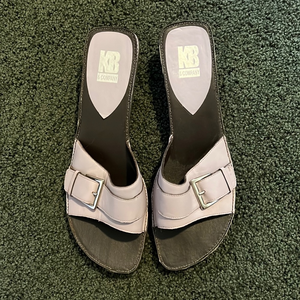 KB and company lavender sandals